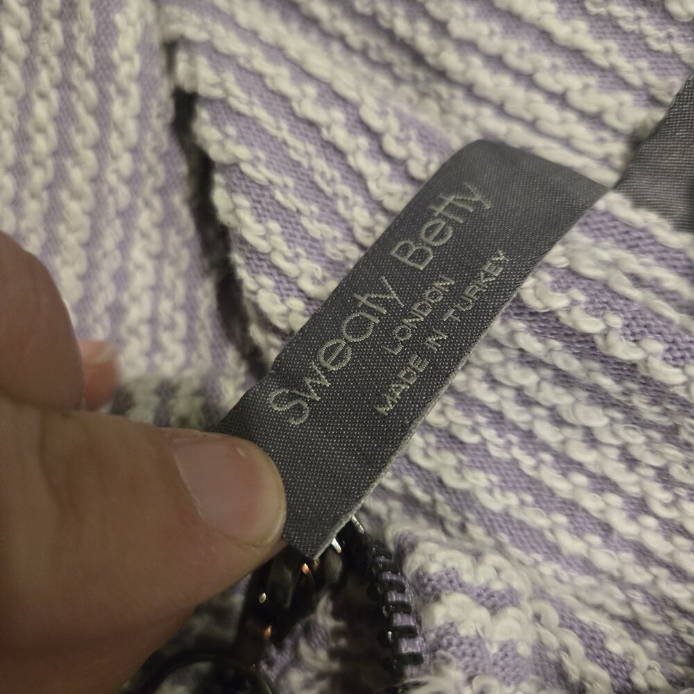 Sweaty Betty Rest Up Half Zip Oversized Pullover Pastel Lily Purple S 10 Coastal - Picture 5 of 9